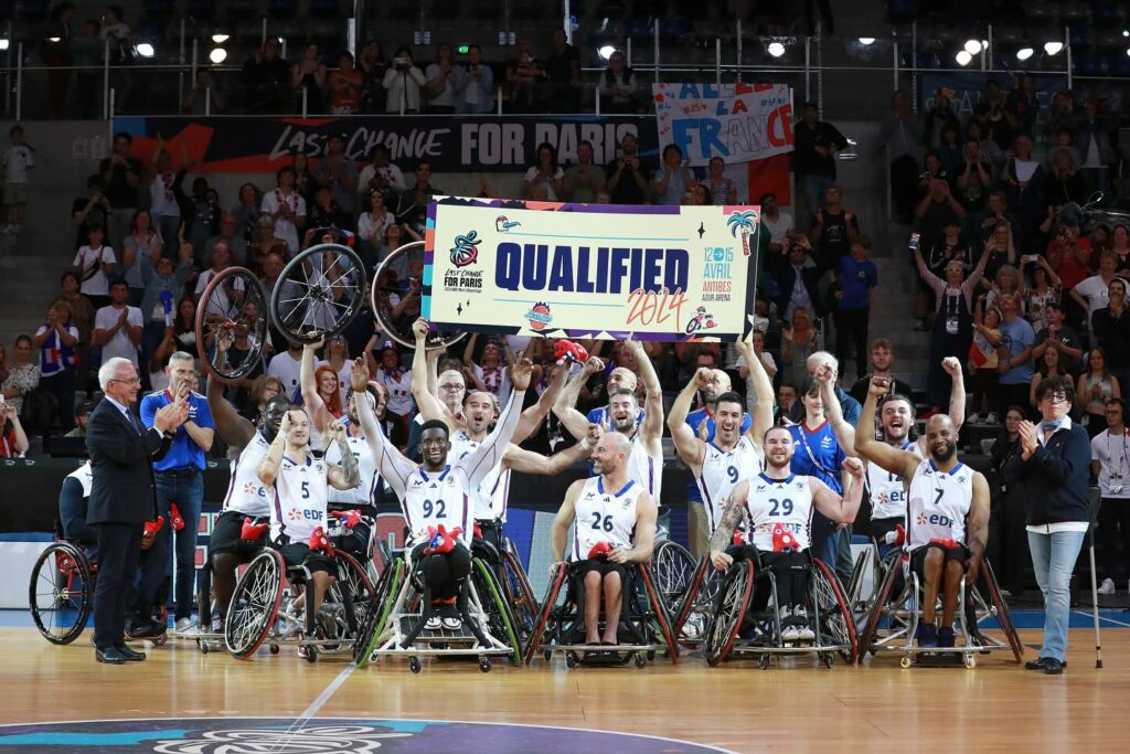 Direction les Jeux Paralympiques pour l’EDF de Basket Fauteuil
